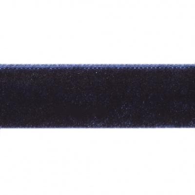 Лента бархатная нейлон, шир.12 мм, (упак. 45,7м), цв.180-т.синий - купить в Ессентуках. Цена: 411.60 руб.