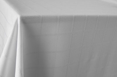 Скатертная ткань 25536/2005, 174 гр/м2, шир.150см, цвет белый - купить в Ессентуках. Цена 269.46 руб.