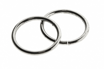 Кольцо металлическое d-15 мм, цв.-никель - купить в Ессентуках. Цена: 2.45 руб.