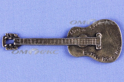 Декоративный элемент для творчества из металла "Гитара"  - купить в Ессентуках. Цена: 19.99 руб.