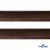 Кант атласный 074, шир. 12 мм (в упак. 65,8 м), цвет коричневый - купить в Ессентуках. Цена: 237.16 руб.
