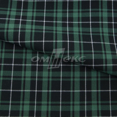 Ткань костюмная Клетка 25577, т.зеленый/зеленый./ч/бел, 230 г/м2, шир.150 см - купить в Ессентуках. Цена 539.74 руб.