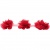 Тесьма плетеная "Рюш", упак. 9,14 м, цвет красный - купить в Ессентуках. Цена: 46.82 руб.