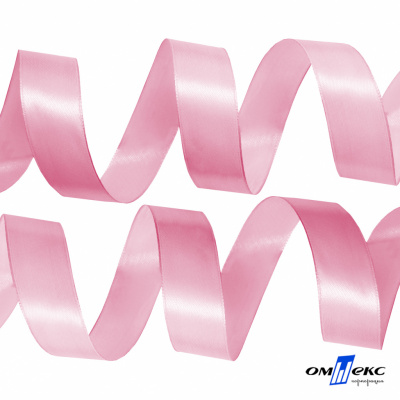 050-нежно-розовый Лента атласная упаковочная (В) 85+/-5гр/м2, шир.25 мм (1/2), 25+/-1 м - купить в Ессентуках. Цена: 53.96 руб.