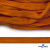 Шнур плетеный (плоский) d-12 мм, (уп.90+/-1м), 100% полиэстер, цв.267 - оранжевый - купить в Ессентуках. Цена: 8.62 руб.