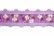 Тесьма декоративная 0385-6169, шир. 25 мм/уп. 22,8+/-1 м, цвет 01-фиолетовый - купить в Ессентуках. Цена: 387.43 руб.