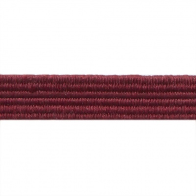 Резиновые нити с текстильным покрытием, шир. 6 мм ( упак.30 м/уп), цв.- 88-бордо - купить в Ессентуках. Цена: 155.22 руб.