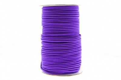 0370-1301-Шнур эластичный 3 мм, (уп.100+/-1м), цв.175- фиолет - купить в Ессентуках. Цена: 459.62 руб.