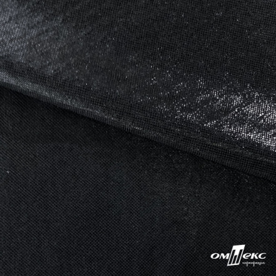 Трикотажное полотно голограмма, шир.140 см, #602 -чёрный/чёрный - купить в Ессентуках. Цена 385.88 руб.