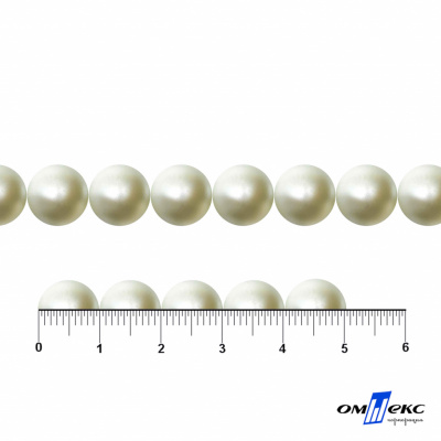 0404-5146В-Полубусины пластиковые круглые "ОмТекс", 10 мм, (уп.50гр=175+/-3шт), цв.065-молочный - купить в Ессентуках. Цена: 63.46 руб.