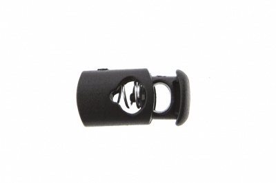 8021 Фиксатор пластиковый "Цилиндр", 20х10 мм, цвет чёрный - купить в Ессентуках. Цена: 1.29 руб.