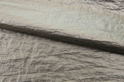 Текстильный материал "Диско"#1805 с покрытием РЕТ, 40гр/м2, 100% полиэстер, цв.6-тем.серебро - купить в Ессентуках. Цена 412.36 руб.