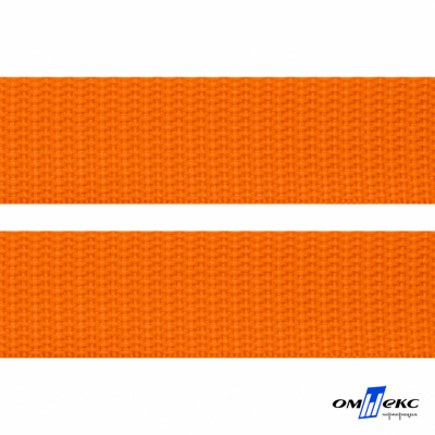 Оранжевый - цв.523 - Текстильная лента-стропа 550 гр/м2 ,100% пэ шир.50 мм (боб.50+/-1 м) - купить в Ессентуках. Цена: 797.67 руб.