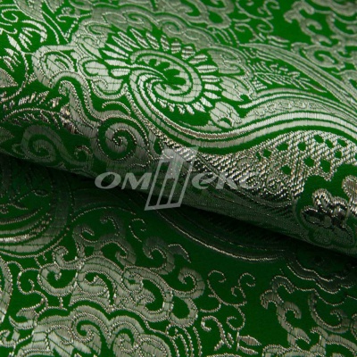 Ткань костюмная жаккард №4, 140 гр/м2, шир.150см, цвет зелёный - купить в Ессентуках. Цена 383.29 руб.