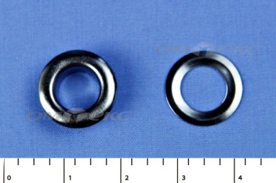 Люверсы металлические, блочка/кольцо, №5 (8 мм) упак.1000 шт- цв.никель - купить в Ессентуках. Цена: 392 руб.