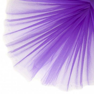 Фатин матовый 16-85, 12 гр/м2, шир.300см, цвет фиолетовый - купить в Ессентуках. Цена 96.31 руб.