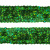 Тесьма с пайетками D4, шир. 20 мм/уп. 25+/-1 м, цвет зелёный - купить в Ессентуках. Цена: 778.19 руб.
