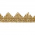 Тесьма металлизированная 0384-0240, шир. 40 мм/уп. 25+/-1 м, цвет золото - купить в Ессентуках. Цена: 490.74 руб.