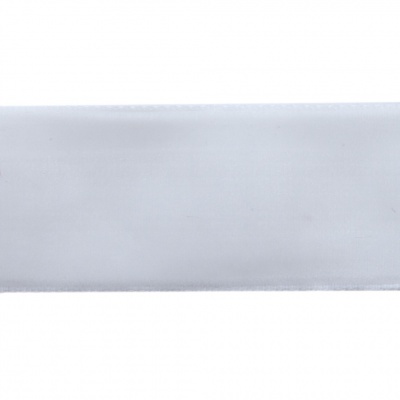 Лента бархатная нейлон, шир.25 мм, (упак. 45,7м), цв.01-белый - купить в Ессентуках. Цена: 981.09 руб.