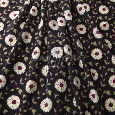Плательная ткань "Фламенко" 10.1, 80 гр/м2, шир.150 см, принт растительный - купить в Ессентуках. Цена 241.49 руб.