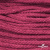 Шнур плетеный d-6 мм, 70% хлопок 30% полиэстер, уп.90+/-1 м, цв.1068-фуксия - купить в Ессентуках. Цена: 588 руб.