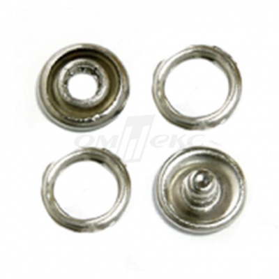 Кнопки рубашечные 10,5 мм никель New Star (кольцо) - купить в Ессентуках. Цена: 5.80 руб.