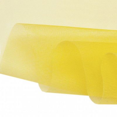 Фатин жесткий 16-68, 22 гр/м2, шир.180см, цвет жёлтый - купить в Ессентуках. Цена 90.20 руб.