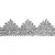 Тесьма металлизированная 0384-0240, шир. 40 мм/уп. 25+/-1 м, цвет серебро - купить в Ессентуках. Цена: 490.74 руб.