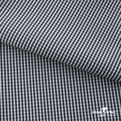 Ткань сорочечная Клетка Виши, 115 г/м2, 58% пэ,42% хл, шир.150 см, цв.6-черный, (арт.111) - купить в Ессентуках. Цена 306.69 руб.
