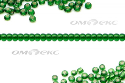 Бисер (SL) 11/0 ( упак.100 гр) цв.27В - зелёный - купить в Ессентуках. Цена: 53.34 руб.