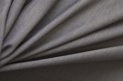 Костюмная ткань с вискозой "Флоренция", 195 гр/м2, шир.150см, цвет св.серый - купить в Ессентуках. Цена 496.99 руб.