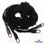 Шнурки #106-01, плоские 130 см, декор.наконечник, цв.чёрный - купить в Ессентуках. Цена: 43.98 руб.