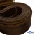 Регилиновая лента, шир.65мм, (уп.25 ярд), цв.- коричневый - купить в Ессентуках. Цена: 499.43 руб.