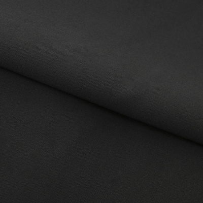 Костюмная ткань "Элис", 200 гр/м2, шир.150см, цвет чёрный - купить в Ессентуках. Цена 306.20 руб.