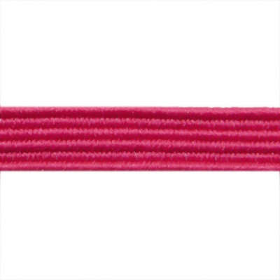 Резиновые нити с текстильным покрытием, шир. 6 мм ( упак.30 м/уп), цв.- 84-фуксия - купить в Ессентуках. Цена: 155.22 руб.