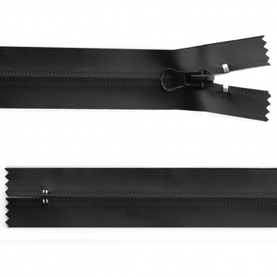 Молния водонепроницаемая PVC Т-7, 20 см, неразъемная, цвет чёрный - купить в Ессентуках. Цена: 21.56 руб.