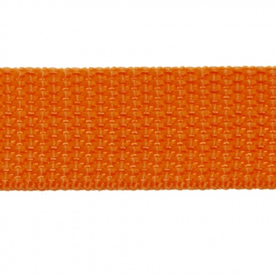 Стропа текстильная, шир. 25 мм (в нам. 50+/-1 ярд), цвет оранжевый - купить в Ессентуках. Цена: 409.94 руб.