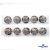 119-02 Кнопки пришивные декоративные металл 25 мм, цв.-никель - купить в Ессентуках. Цена: 30.23 руб.