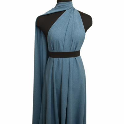 Ткань костюмная габардин "Меланж" 6107А, 172 гр/м2, шир.150см, цвет голубой - купить в Ессентуках. Цена 299.21 руб.
