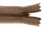 Молния потайная Т3 294, 50 см, капрон, цвет коричневый - купить в Ессентуках. Цена: 6.90 руб.