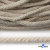 Шнур плетеный d-6 мм круглый, 70% хлопок 30% полиэстер, уп.90+/-1 м, цв.1077-лён - купить в Ессентуках. Цена: 588 руб.
