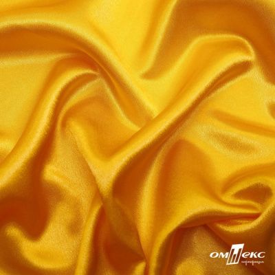 Поли креп-сатин 13-0859, 125 (+/-5) гр/м2, шир.150см, цвет жёлтый - купить в Ессентуках. Цена 155.57 руб.