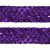 Тесьма с пайетками 12, шир. 35 мм/уп. 25+/-1 м, цвет фиолет - купить в Ессентуках. Цена: 1 308.30 руб.