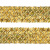 Тесьма с пайетками D16, шир. 35 мм/уп. 25+/-1 м, цвет золото - купить в Ессентуках. Цена: 1 281.60 руб.