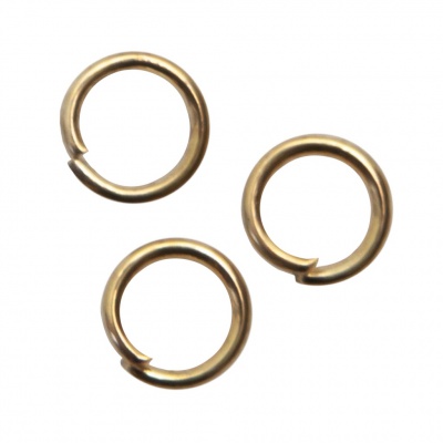 Кольцо  соединительное для бижутерии 5 мм, цв.-золото - купить в Ессентуках. Цена: 0.44 руб.