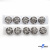 119-01 Кнопки пришивные декоративные металл 21 мм, цв.-никель - купить в Ессентуках. Цена: 21.54 руб.