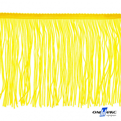Бахрома для одежды (вискоза), шир.15 см, (упак.10 ярд), цв. 34 - жёлтый - купить в Ессентуках. Цена: 617.40 руб.