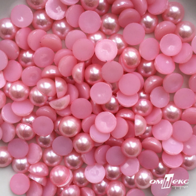 0404-5146В-Полубусины пластиковые круглые "ОмТекс", 10 мм, (уп.50гр=175+/-3шт), цв.101-св.розовый - купить в Ессентуках. Цена: 64.11 руб.