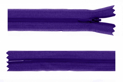 Молния потайная Т3 866, 20 см, капрон, цвет фиолетовый - купить в Ессентуках. Цена: 5.27 руб.