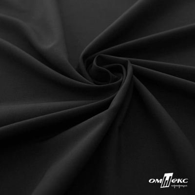Плательная ткань "Невада", 120 гр/м2, шир.150 см, цвет чёрный - купить в Ессентуках. Цена 254.22 руб.